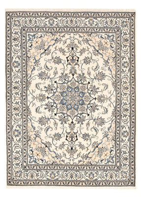 Tapis persan - Nain - 240 x 168 cm - beige clair