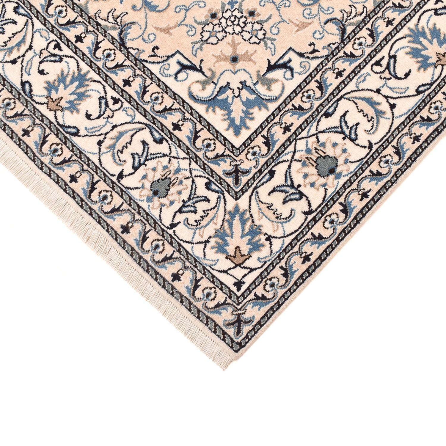 Tapis persan - Nain - 240 x 168 cm - beige clair