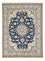 Tapis persan - Nain - 208 x 149 cm - bleu foncé