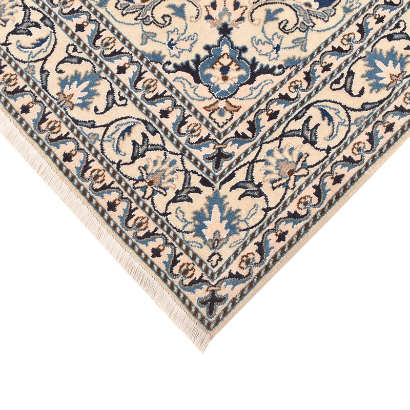 Tapis persan - Nain - 208 x 149 cm - bleu foncé