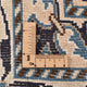 Tapis persan - Nain - 208 x 149 cm - bleu foncé