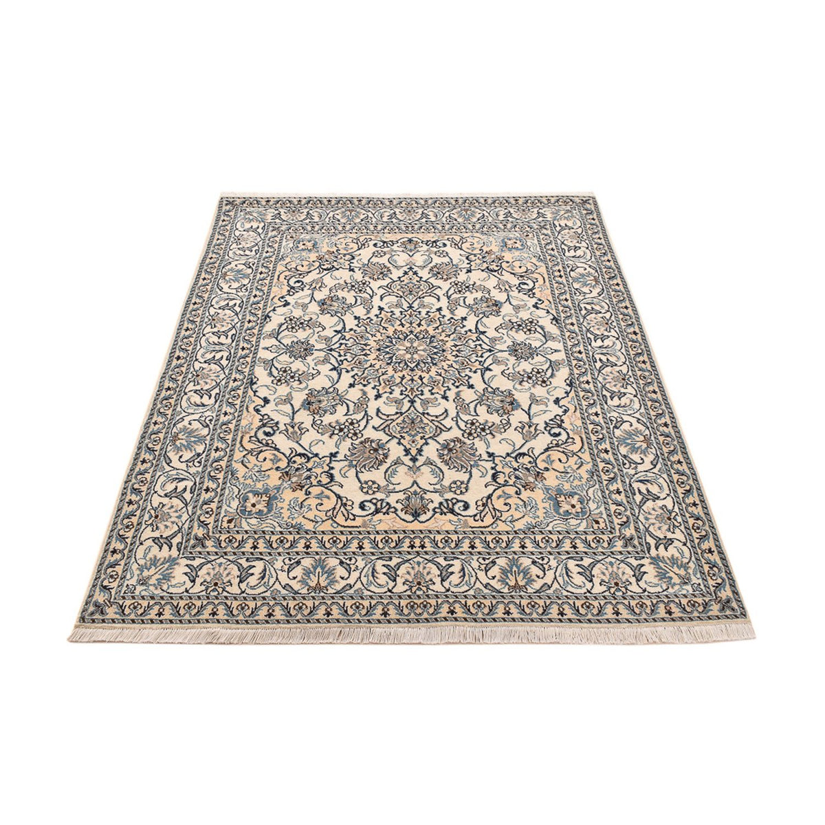 Tapis persan - Nain - 193 x 145 cm - beige clair