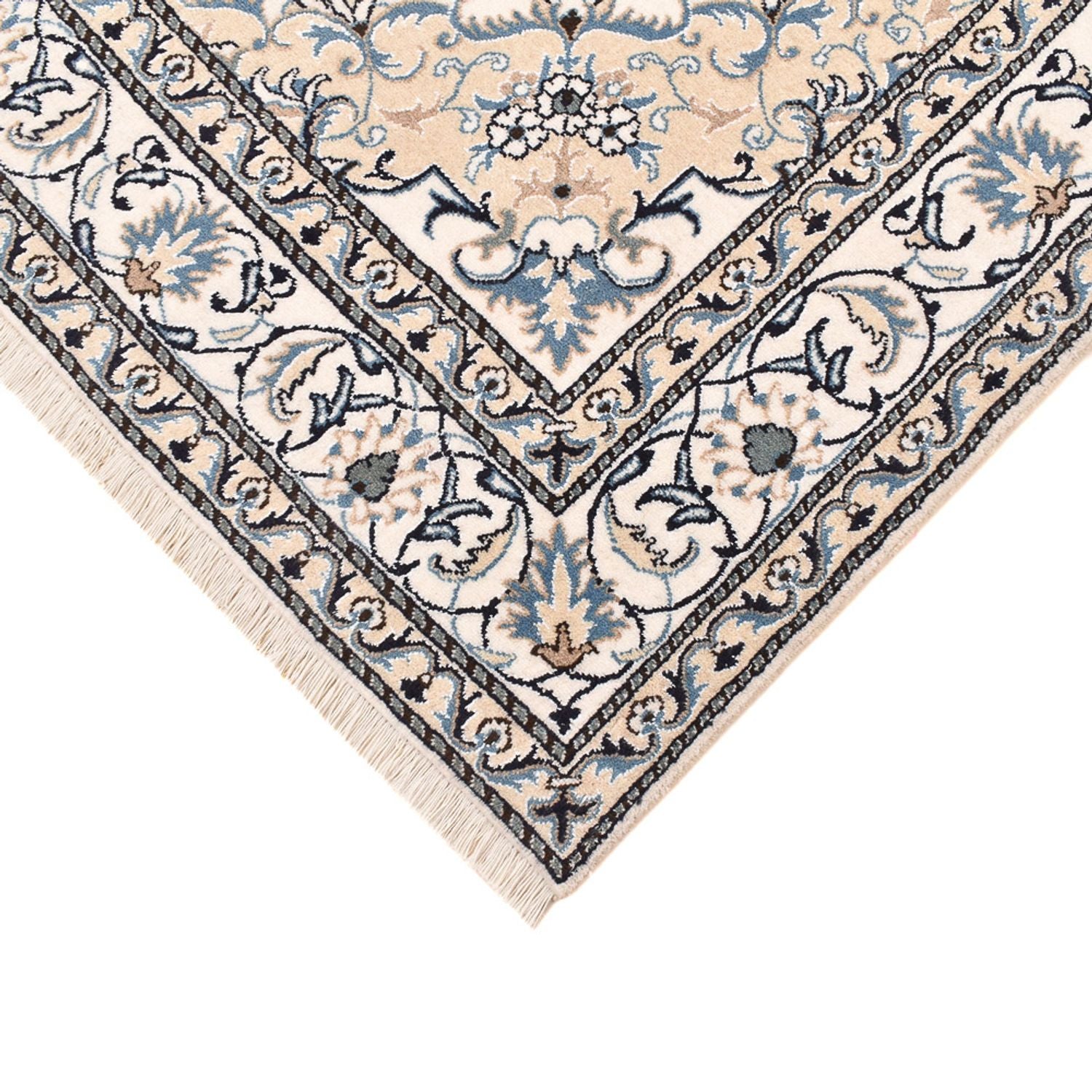 Tapis persan - Nain - 239 x 171 cm - beige clair