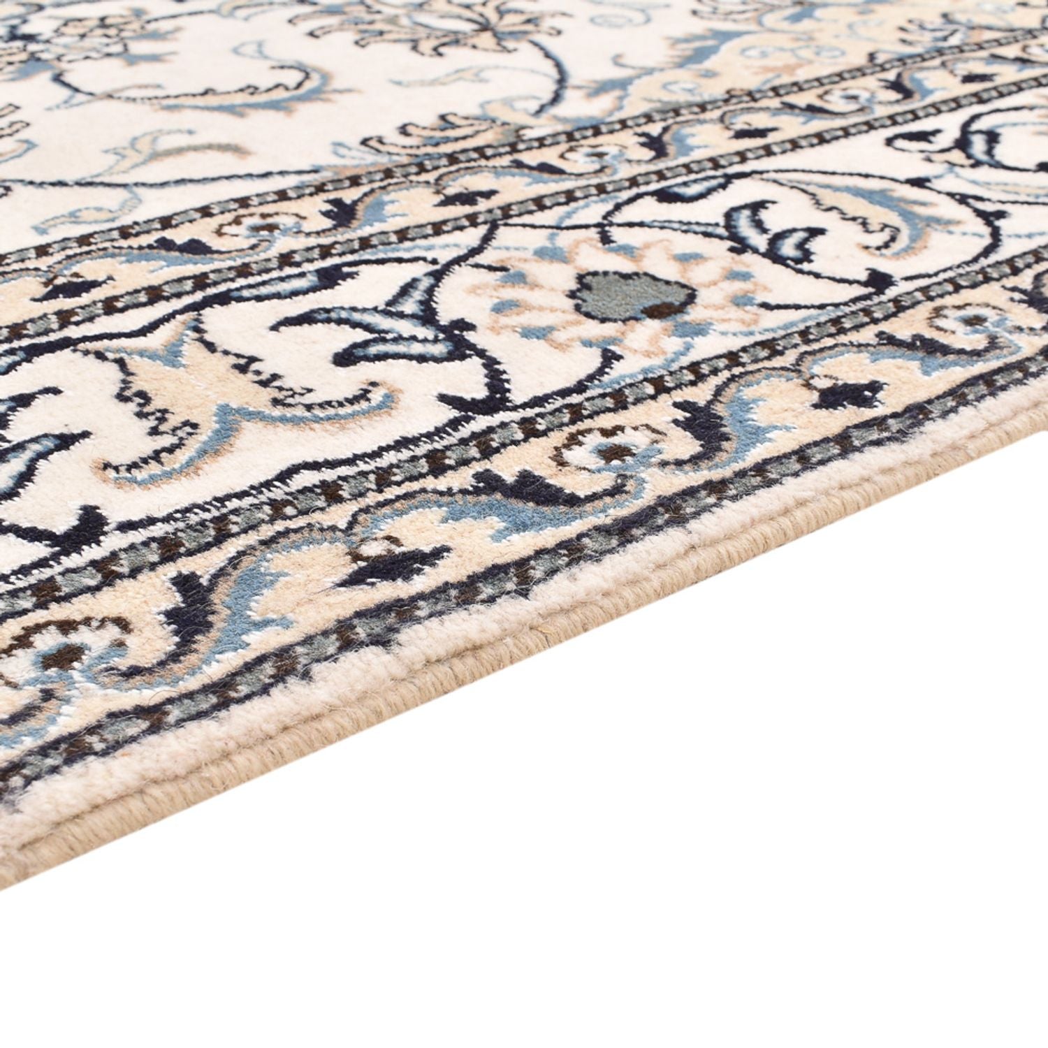 Tapis persan - Nain - 239 x 171 cm - beige clair