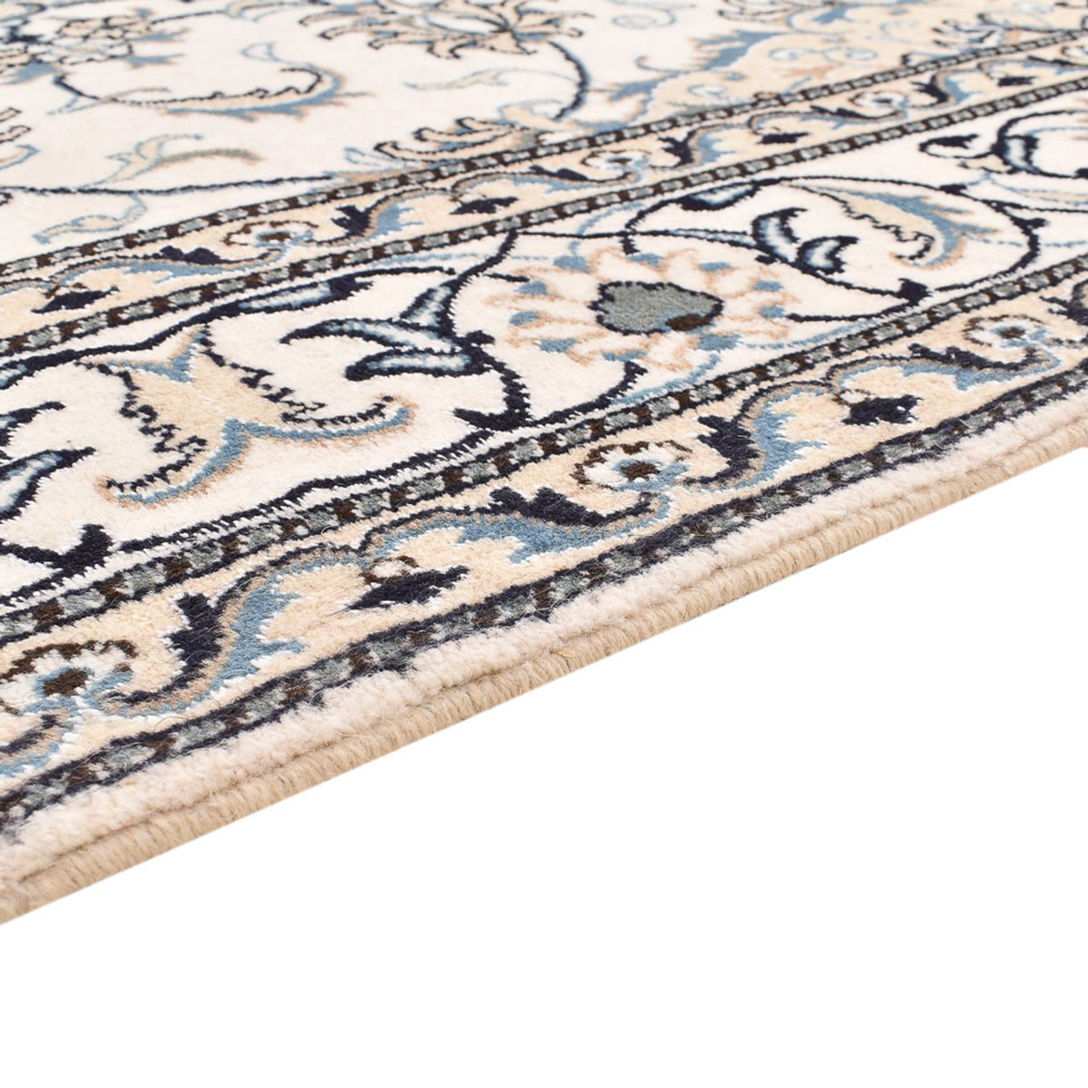 Tapis persan - Nain - 239 x 171 cm - beige clair