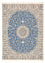 Tapis persan - Nain - Royal - 201 x 149 cm - bleu clair