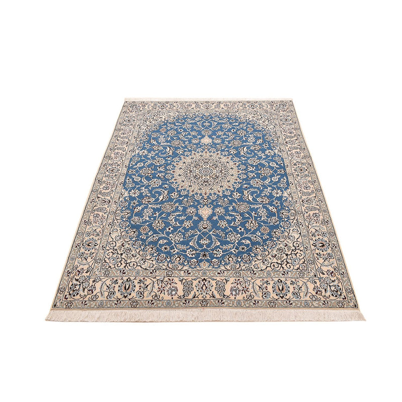 Tapis persan - Nain - Royal - 201 x 149 cm - bleu clair