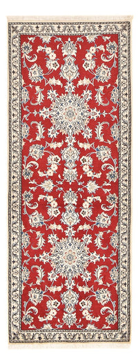 Tapis de couloir Tapis persan - Nain - 208 x 79 cm - rouge