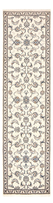 Tapis de couloir Tapis persan - Nain - 286 x 80 cm - beige