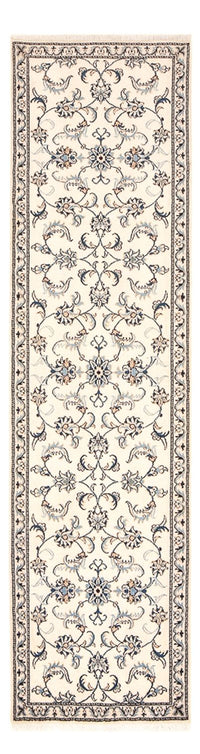 Tapis de couloir Tapis persan - Nain - 286 x 80 cm - beige