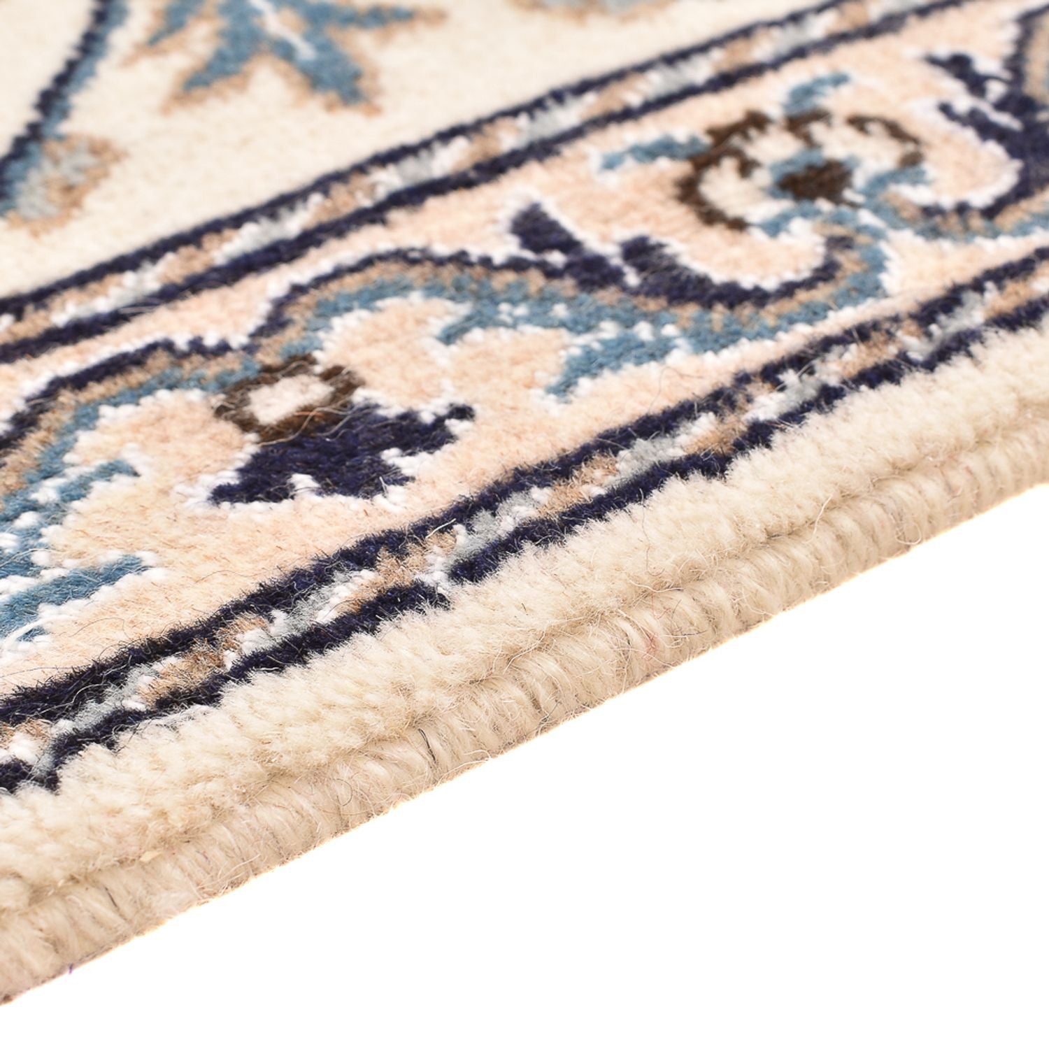 Tapis persan - Nain - 137 x 87 cm - beige clair