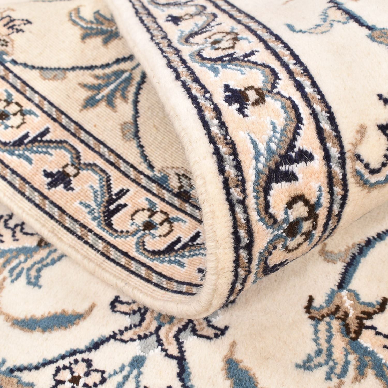Tapis persan - Nain - 137 x 87 cm - beige clair