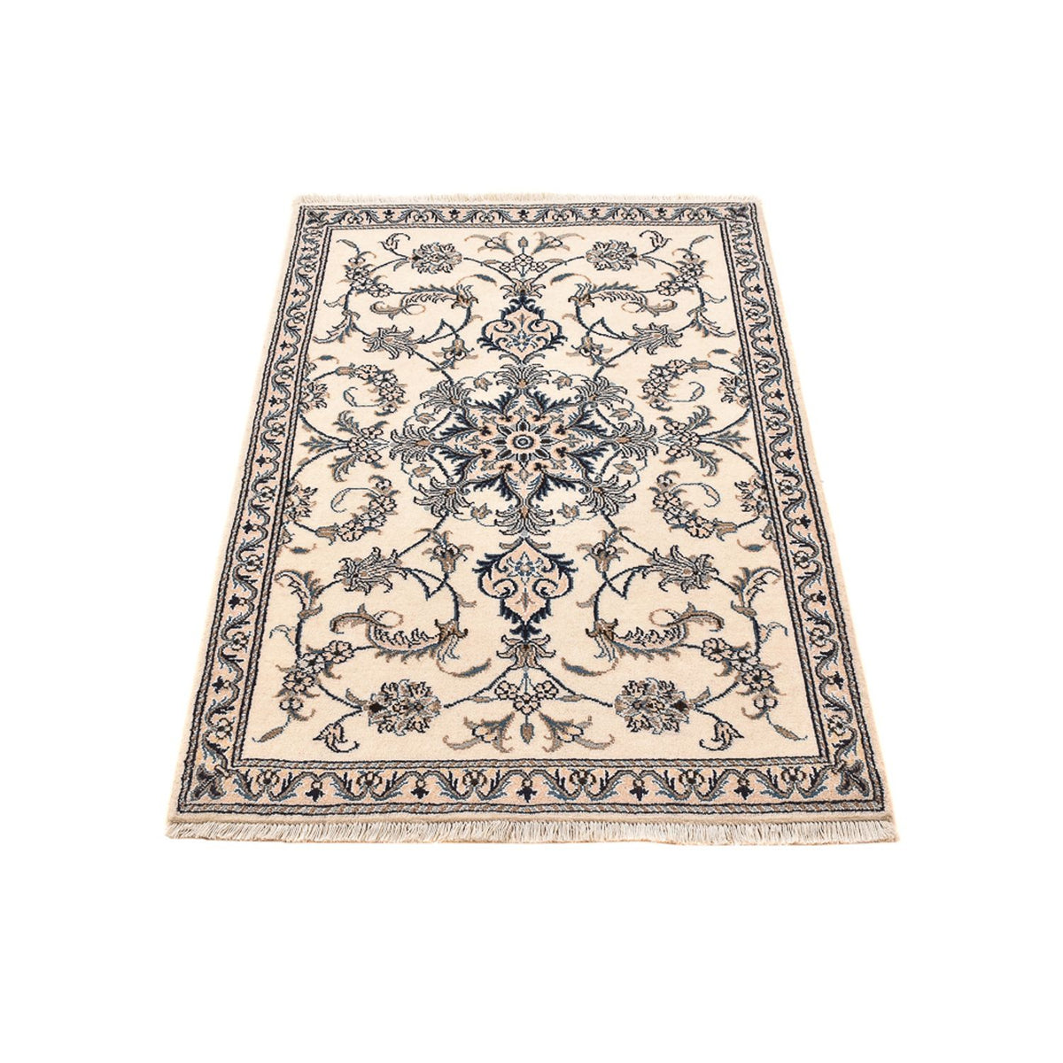 Tapis persan - Nain - 137 x 87 cm - beige clair