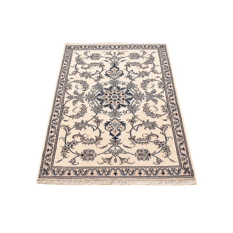 Tapis persan - Nain - 137 x 87 cm - beige clair