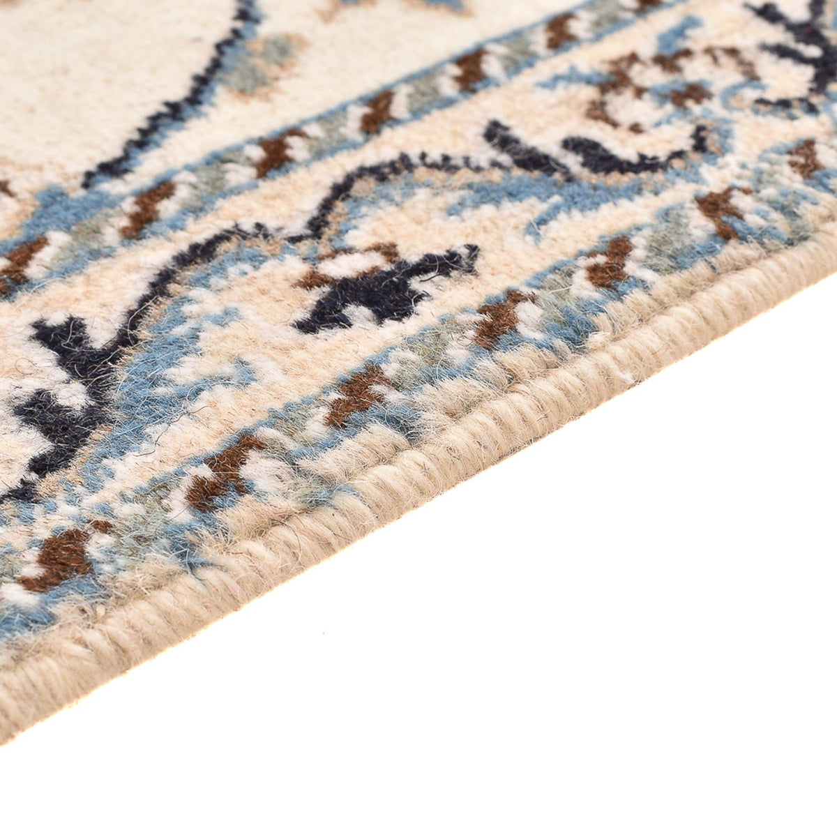 Tapis persan - Nain - 136 x 87 cm - beige clair