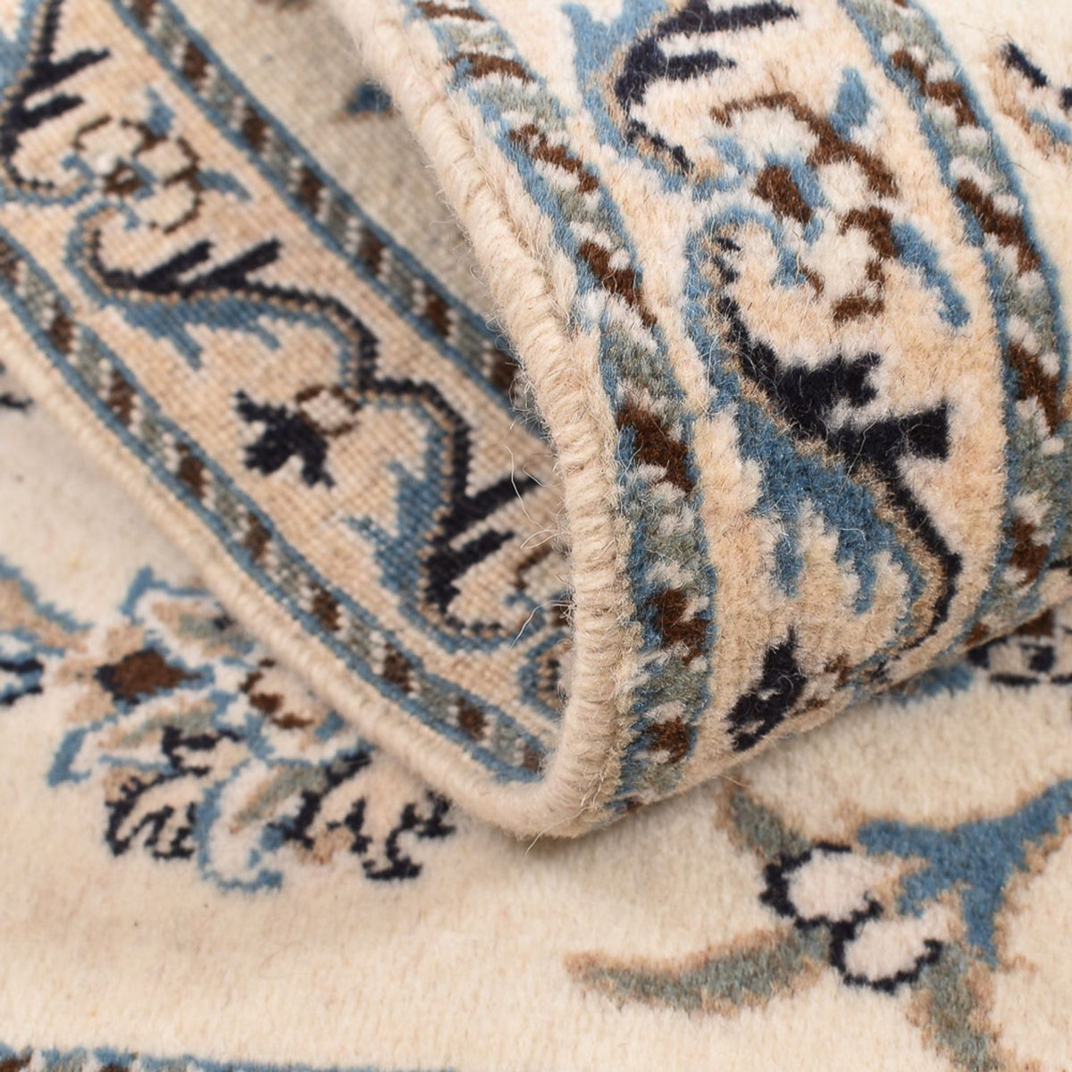 Tapis persan - Nain - 136 x 87 cm - beige clair