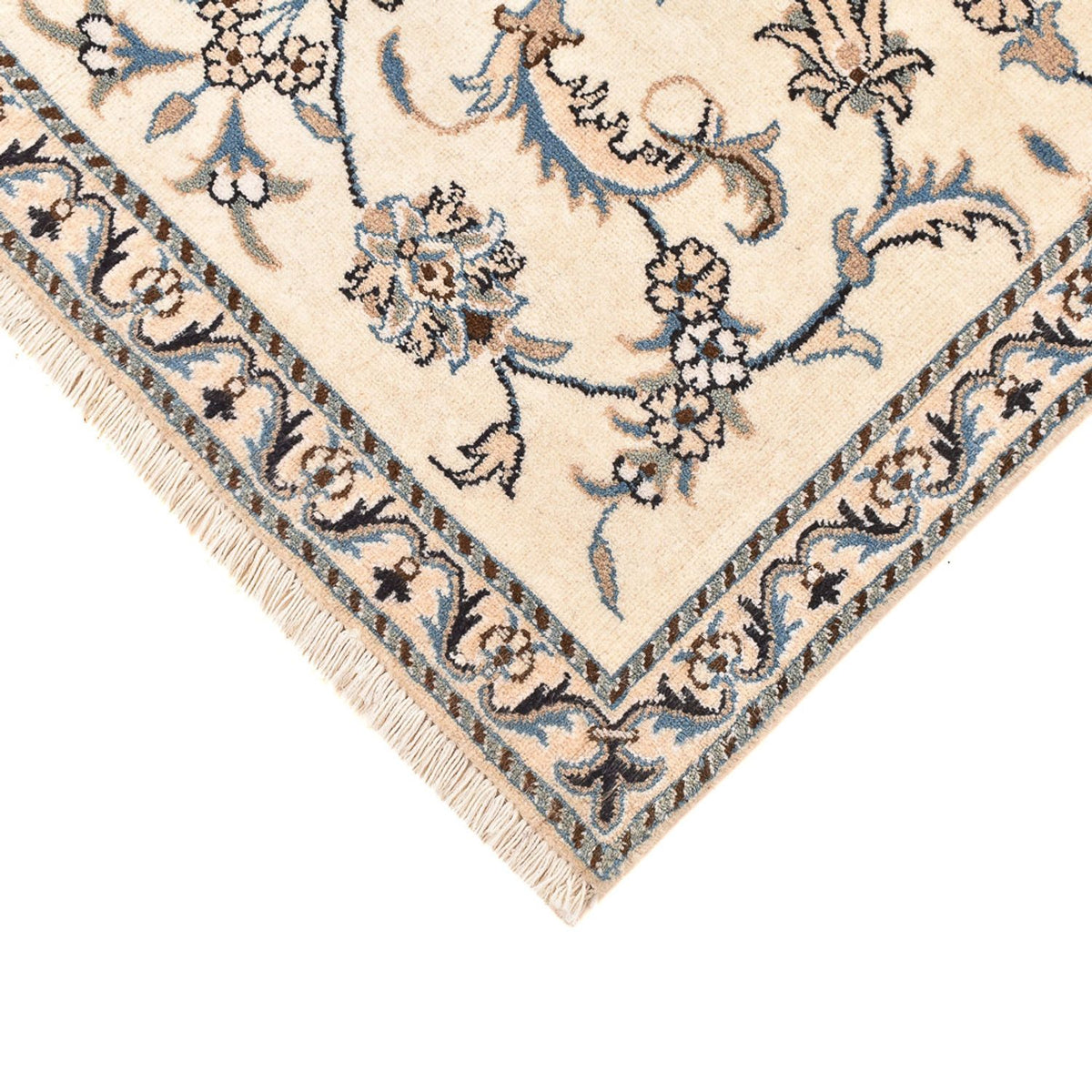 Tapis persan - Nain - 137 x 90 cm - beige