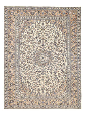 Tapis persan - Keshan - 405 x 295 cm - beige foncé
