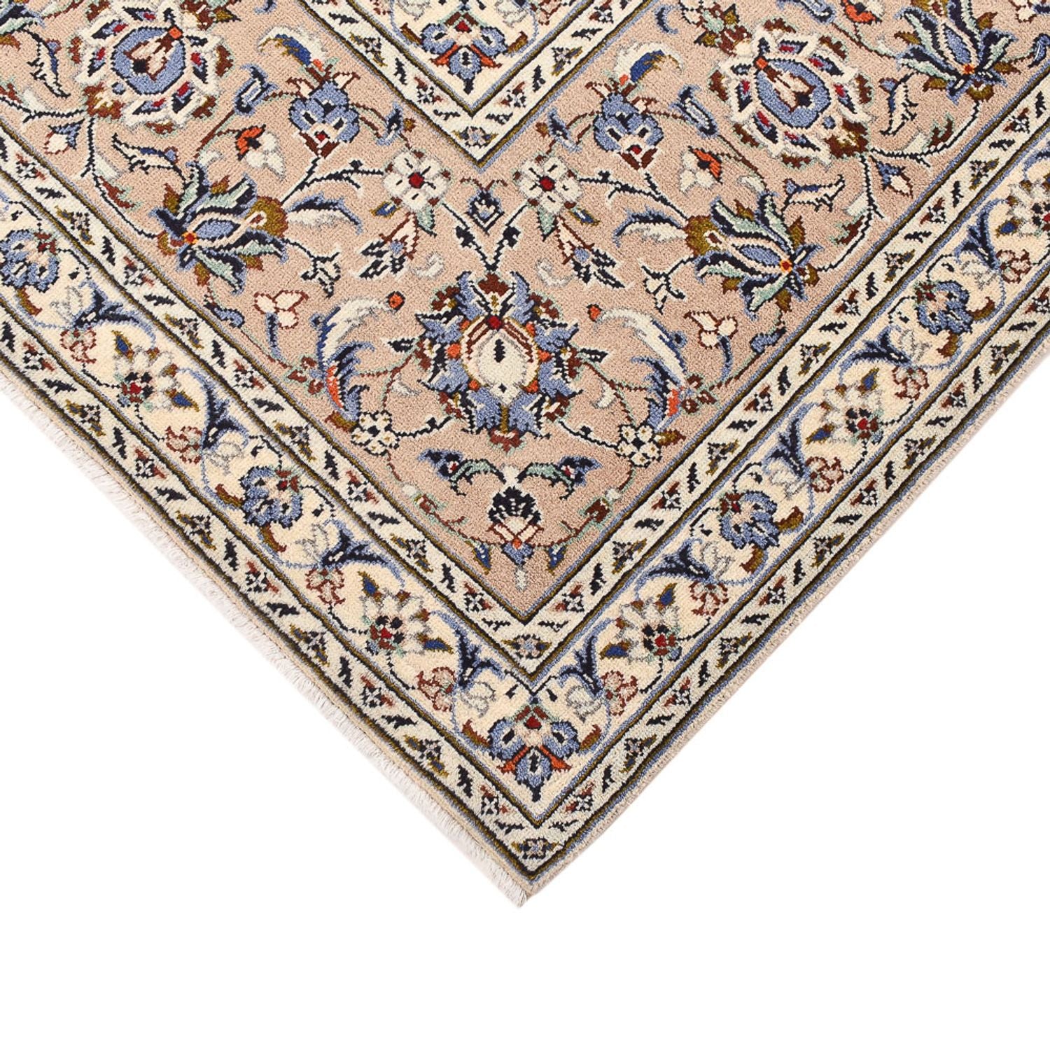 Tapis persan - Keshan - 405 x 295 cm - beige foncé