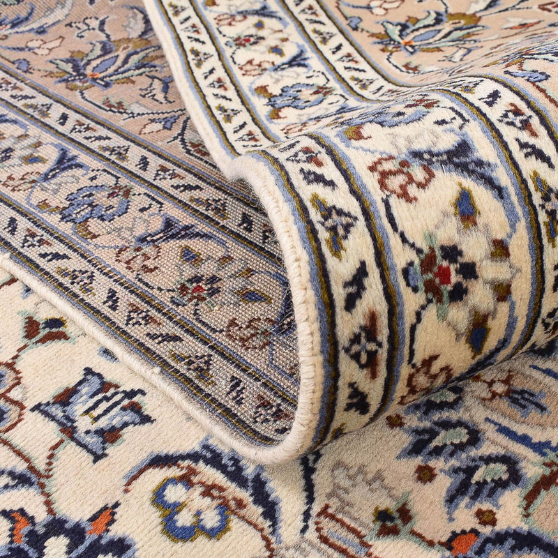 Tapis persan - Keshan - 405 x 295 cm - beige foncé