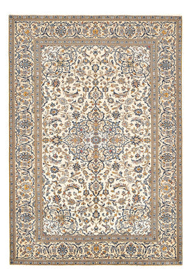 Tapis persan - Keshan - 287 x 192 cm - beige foncé