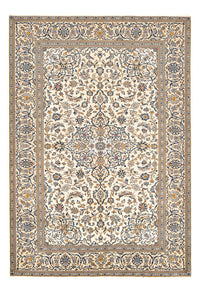 Tapis persan - Keshan - 287 x 192 cm - beige foncé