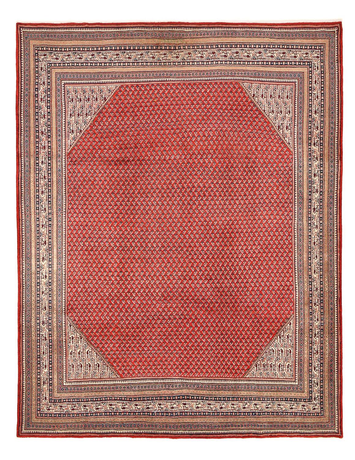 Tapis persan - Mir - 360 x 273 cm - rouge