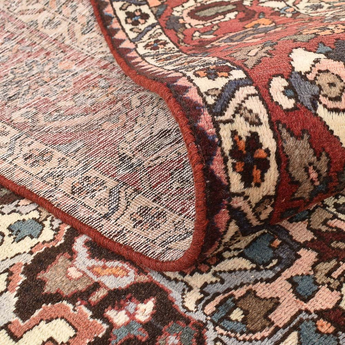 Tapis persan - Nomadic - 312 x 206 cm - rouge clair