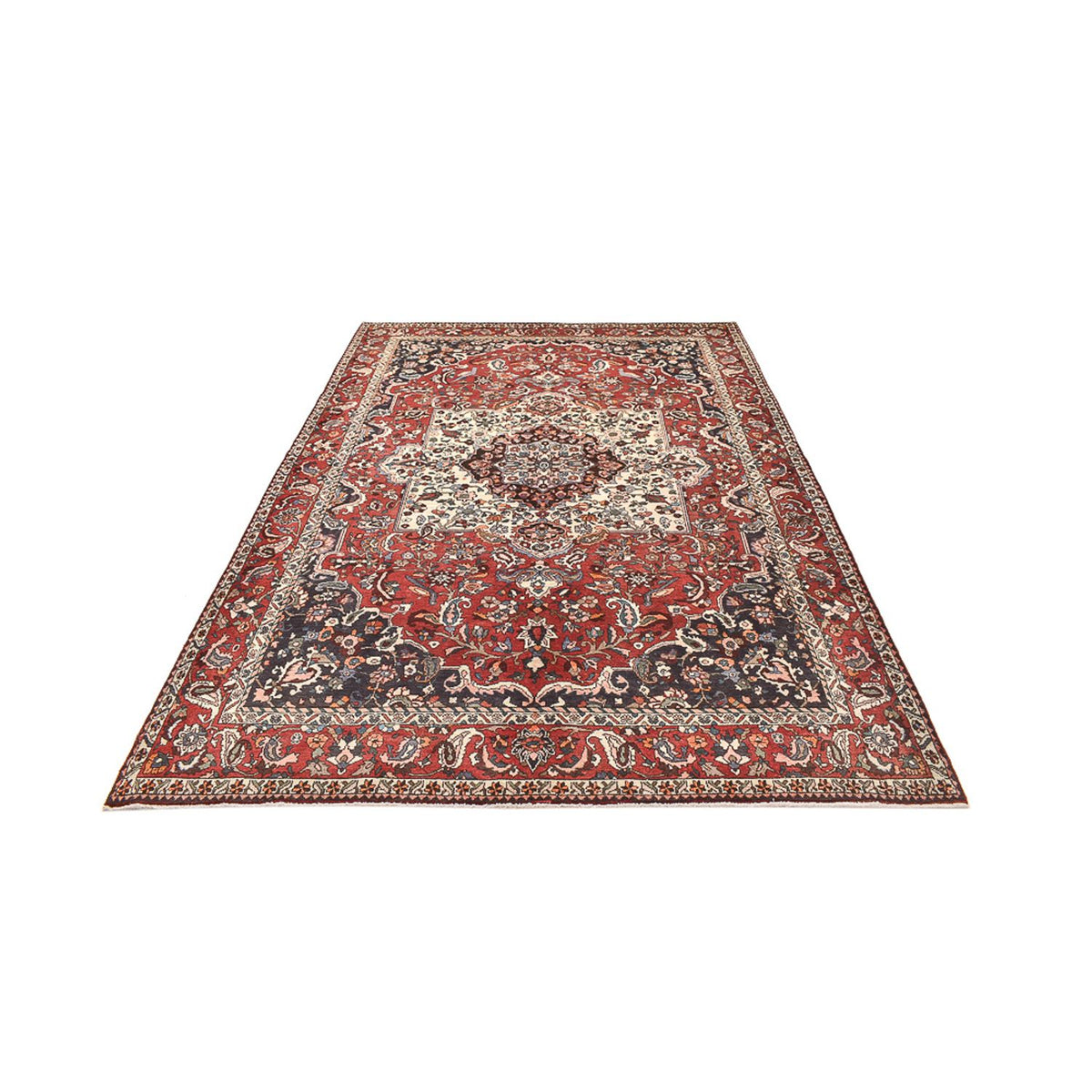Tapis persan - Nomadic - 312 x 206 cm - rouge clair