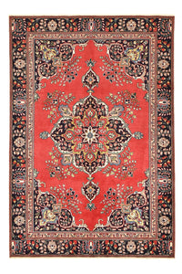 Tapis persan - Tabriz - 279 x 185 cm - rouge