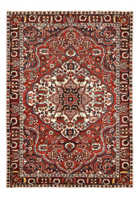 Tapis persan - Nomadic - 313 x 211 cm - rouge foncé