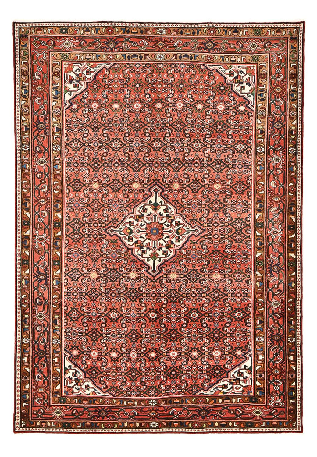 Tapis persan - Nomadic - 313 x 213 cm - rouge clair