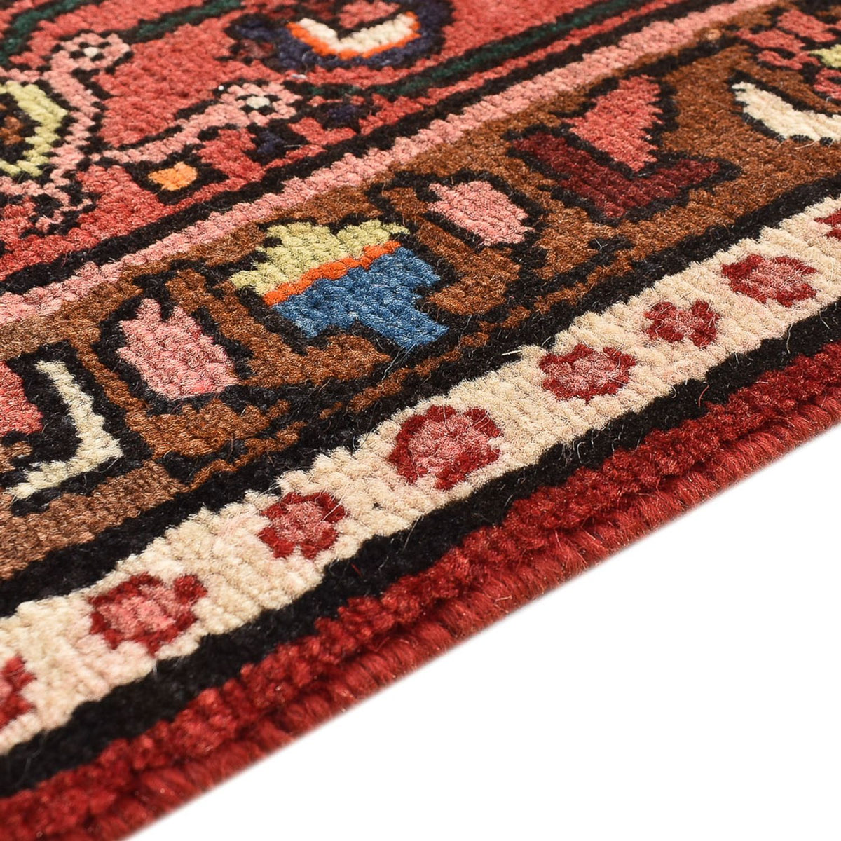 Tapis persan - Nomadic - 313 x 213 cm - rouge clair