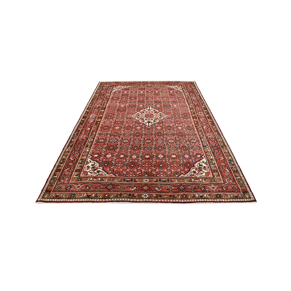 Tapis persan - Nomadic - 313 x 213 cm - rouge clair