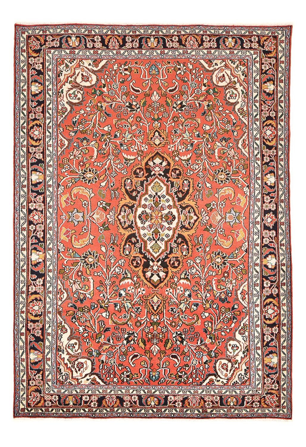 Tapis persan - Nomadic - 314 x 210 cm - rouge clair
