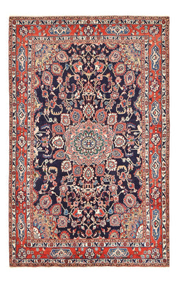 Tapis persan - Nomadic - 330 x 205 cm - bleu foncé