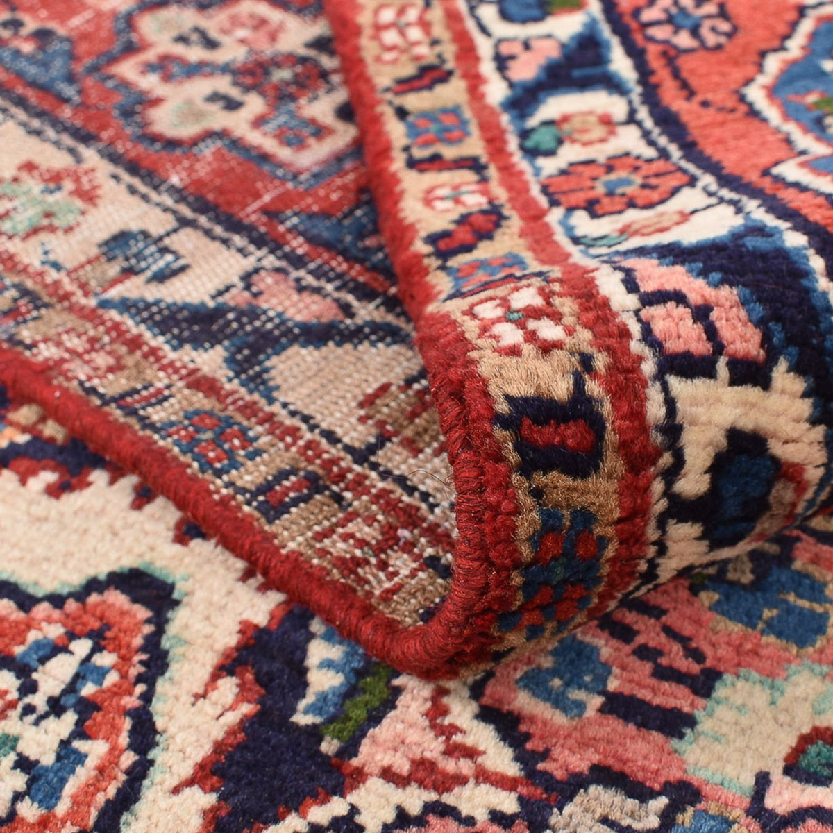 Tapis persan - Nomadic - 330 x 205 cm - bleu foncé