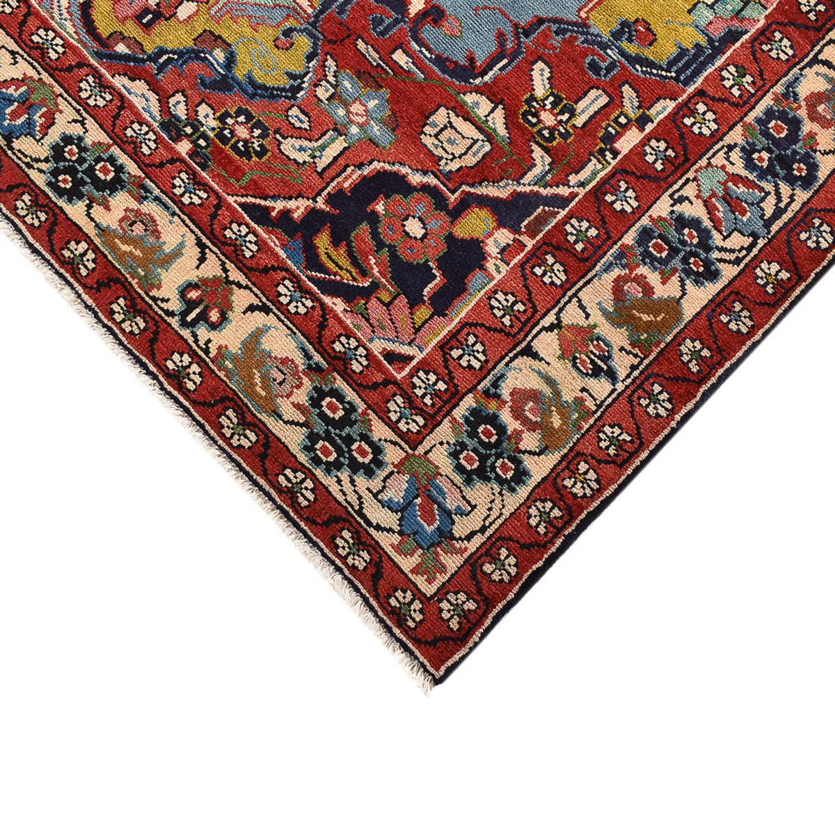 Tapis persan - Classique - 311 x 215 cm - bleu foncé