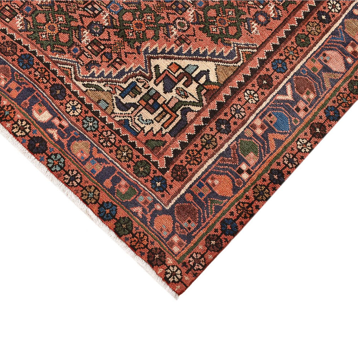 Tapis persan - Nomadic - 314 x 203 cm - terracotta