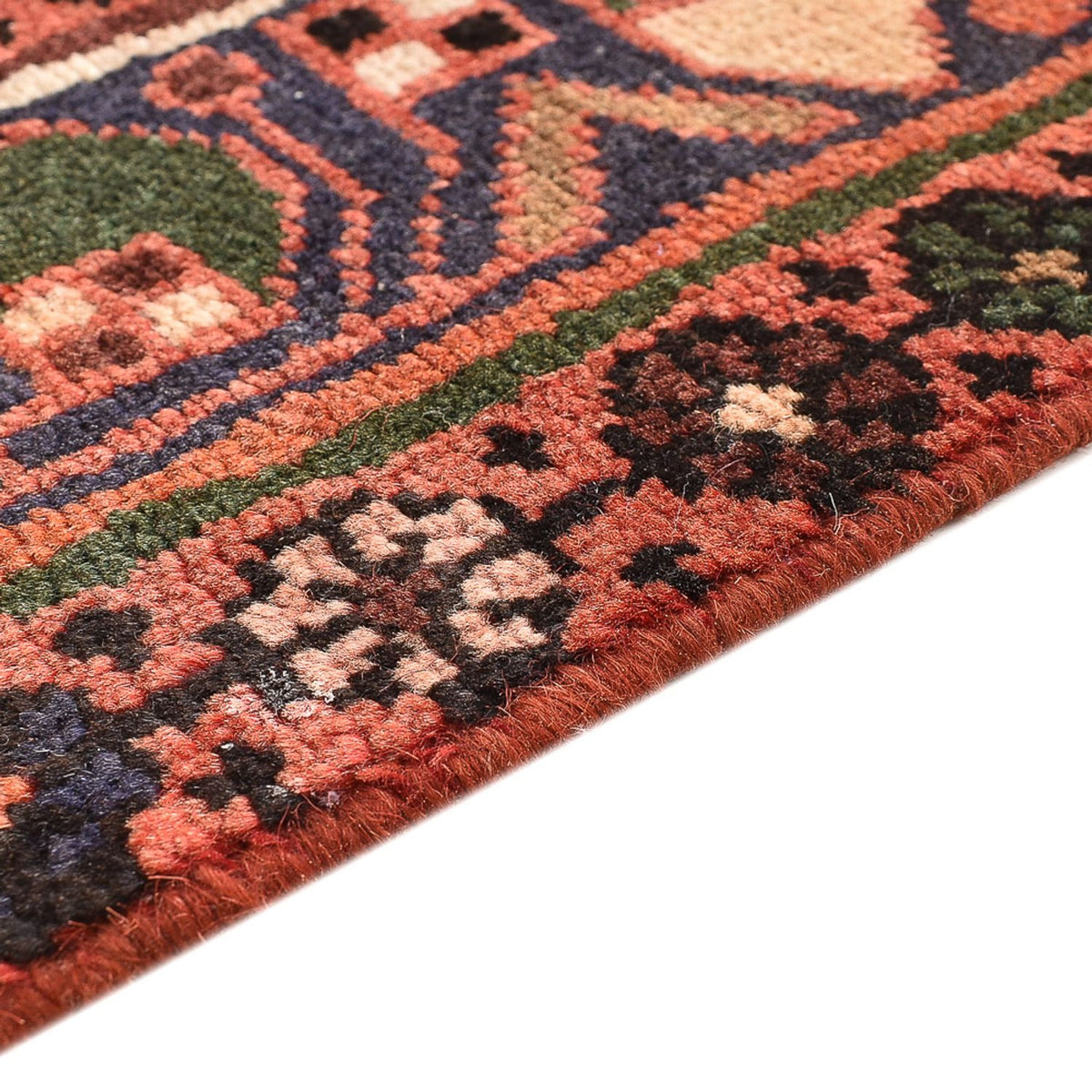 Tapis persan - Nomadic - 314 x 203 cm - terracotta