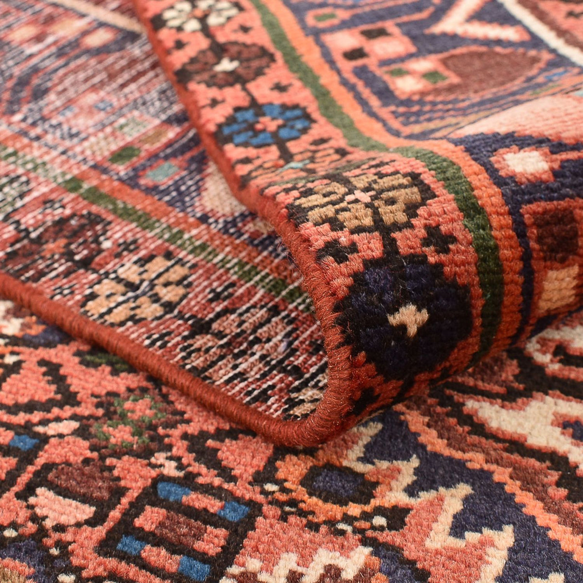 Tapis persan - Nomadic - 314 x 203 cm - terracotta