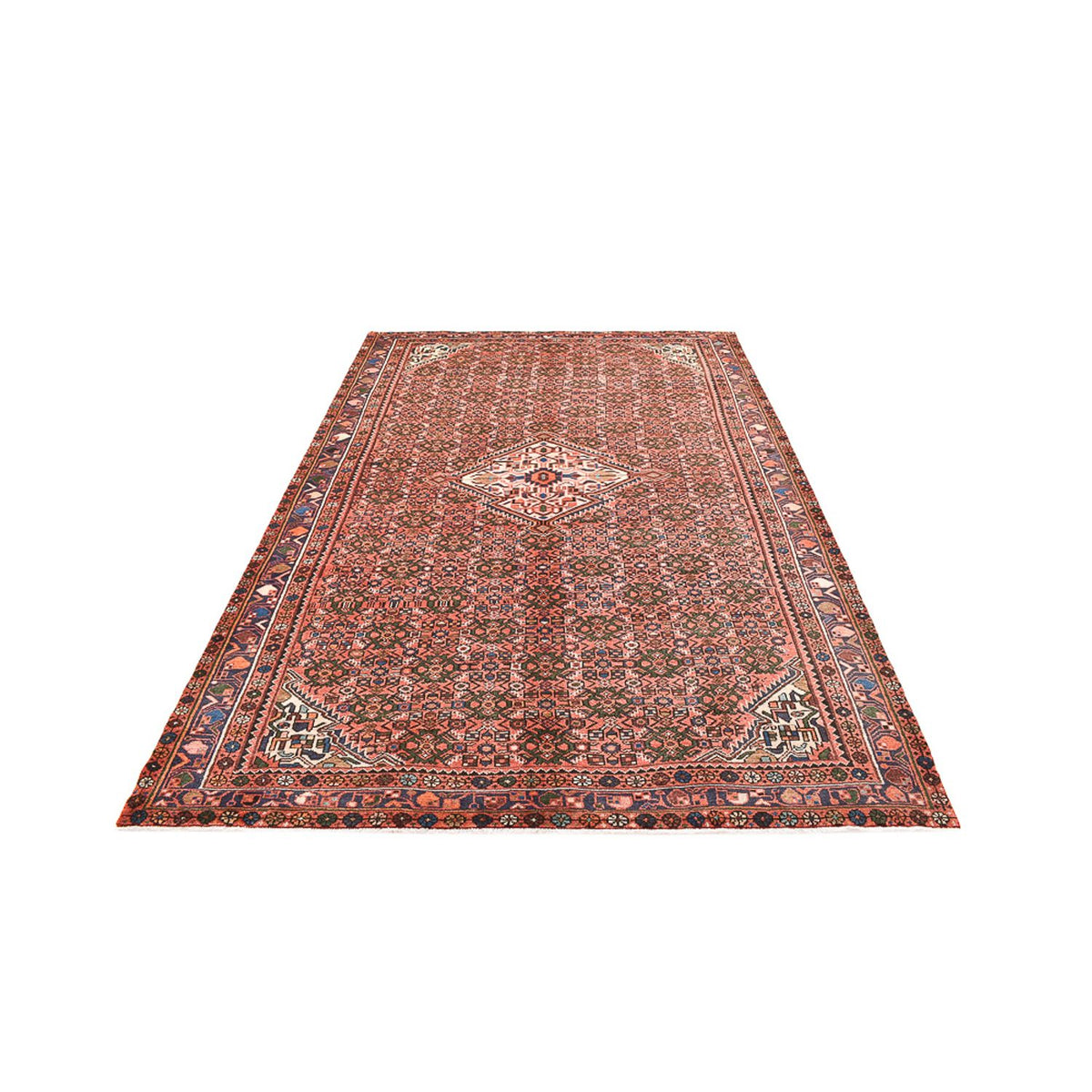 Tapis persan - Nomadic - 314 x 203 cm - terracotta