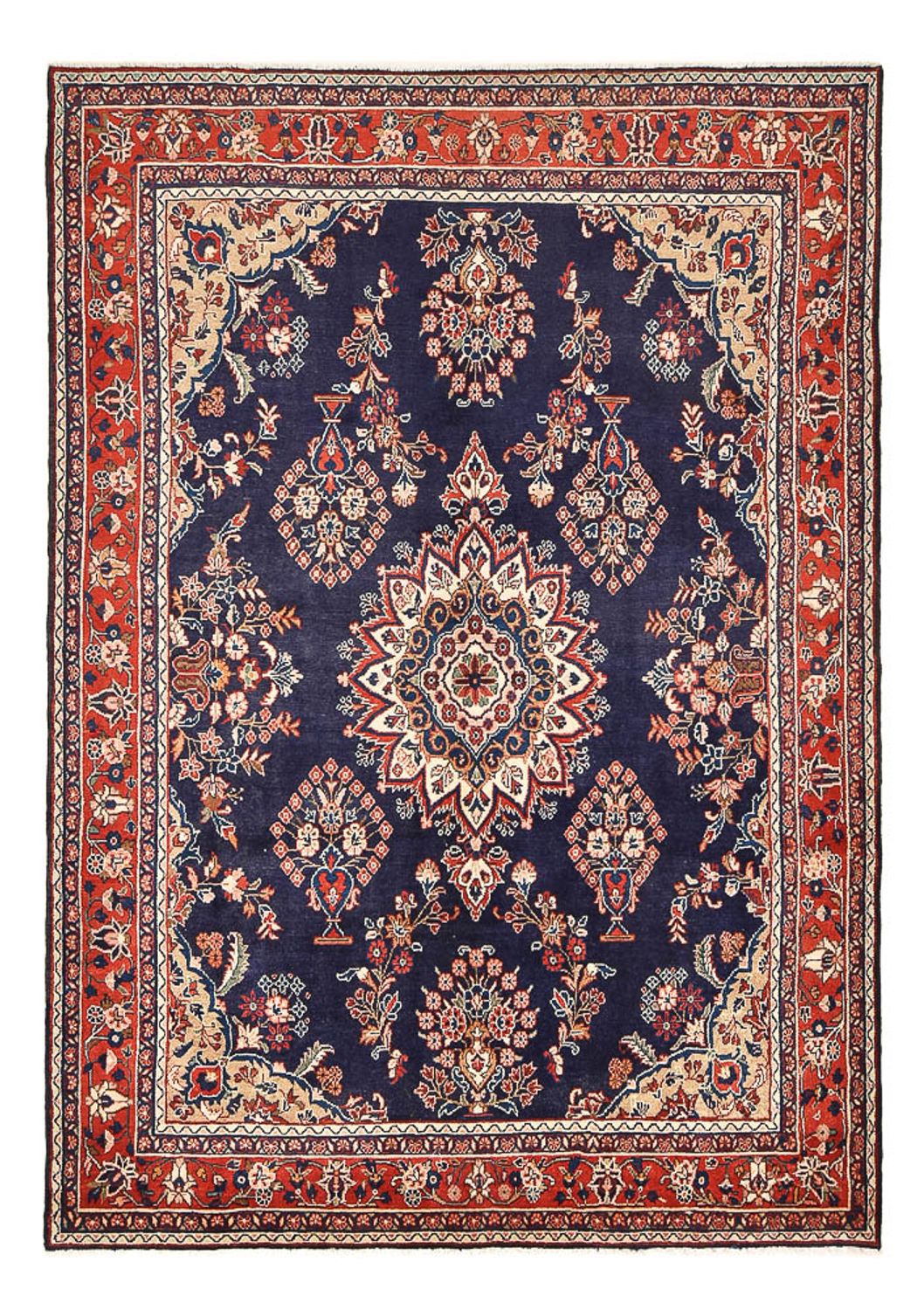 Tapis persan - Classique - 302 x 210 cm - bleu foncé