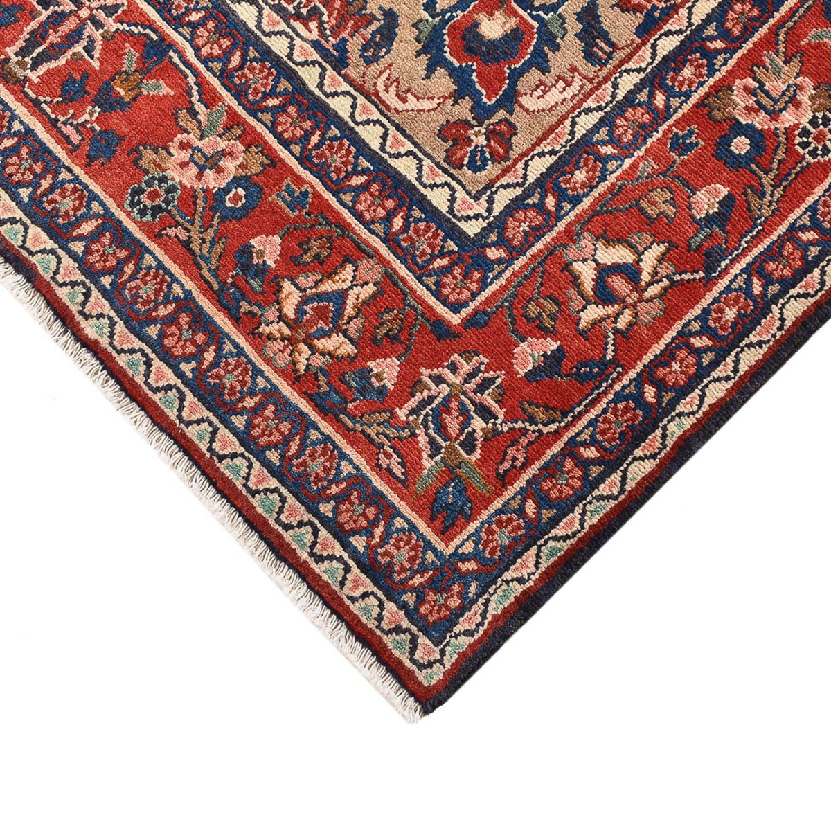 Tapis persan - Classique - 302 x 210 cm - bleu foncé