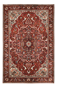 Tapis persan - Nomadic - 310 x 207 cm - rouge foncé