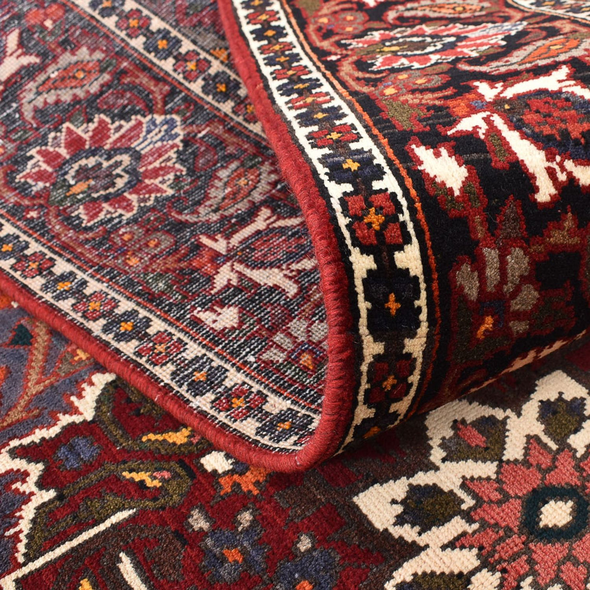 Tapis persan - Nomadic - 310 x 207 cm - rouge foncé