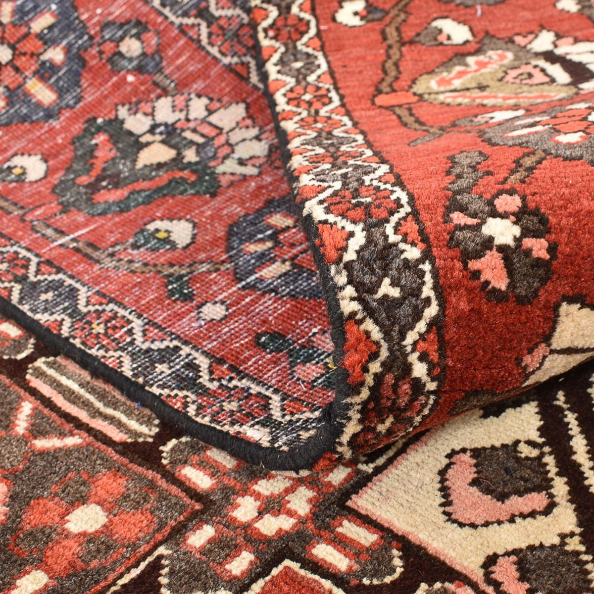 Tapis persan - Nomadic - 297 x 205 cm - rouge foncé