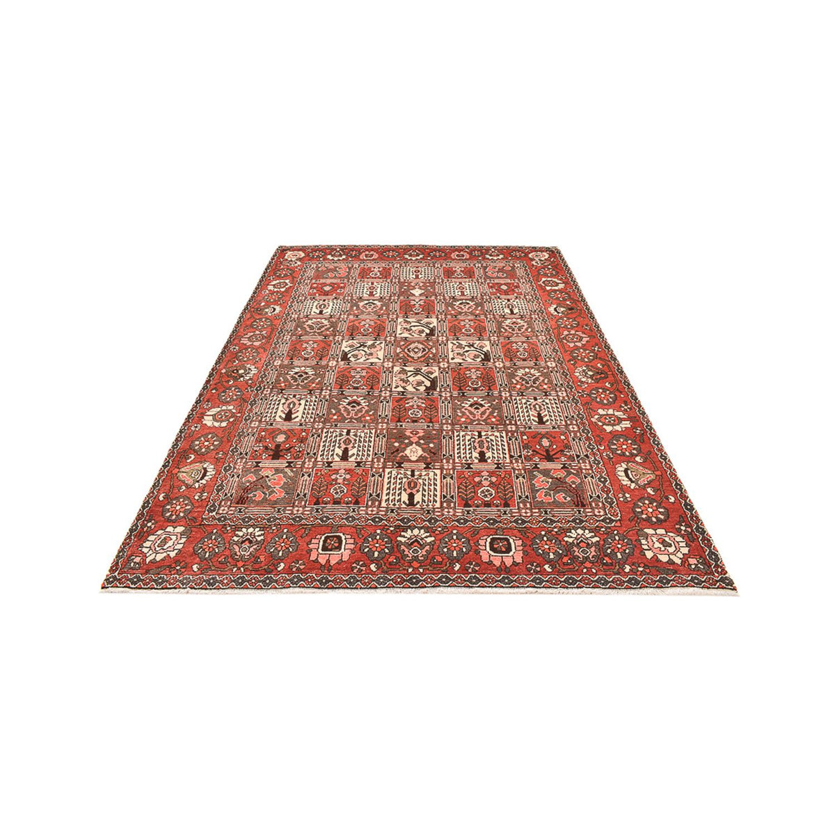 Tapis persan - Nomadic - 297 x 205 cm - rouge foncé