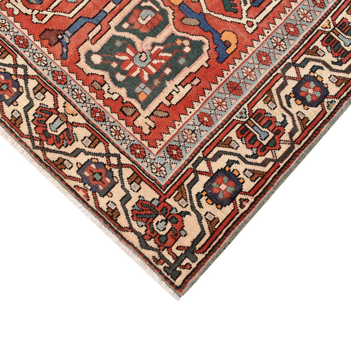 Tapis persan - Nomadic - 313 x 205 cm - rouge clair