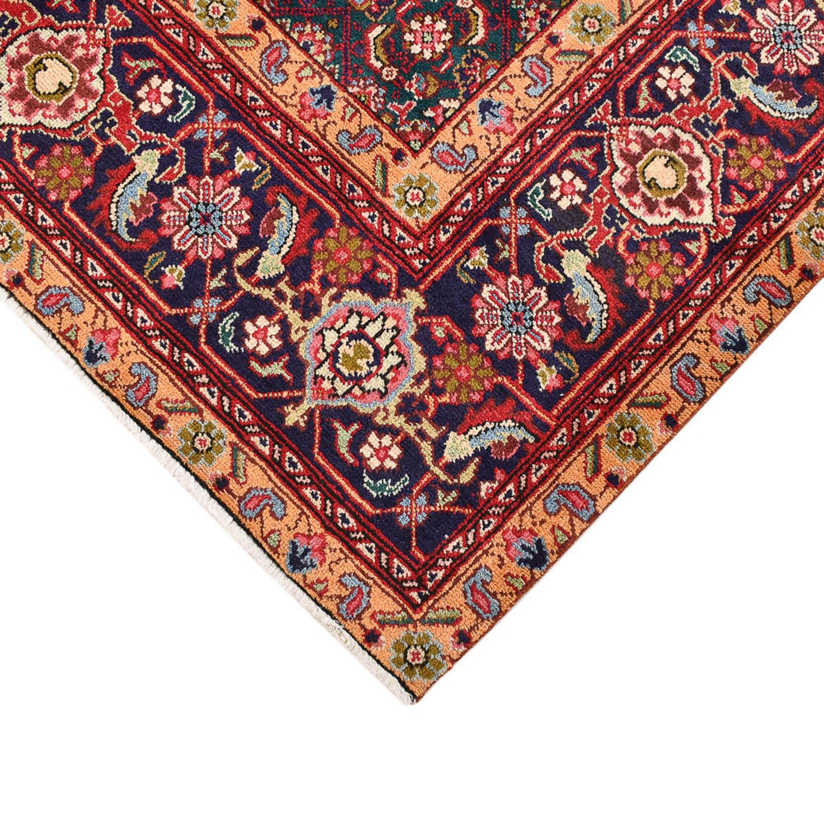 Tapis persan - Tabriz - 286 x 197 cm - rouge bordeaux